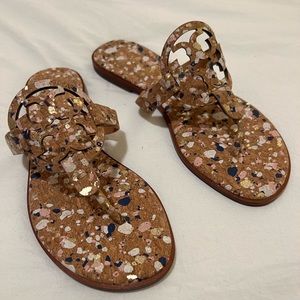 Tory Burch Miller Sandals, Size 7; never worn